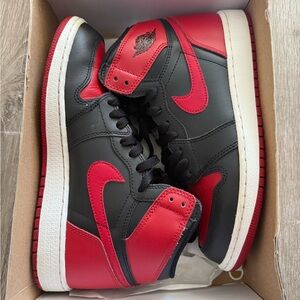 Nike Air Jordan 1 Retro High Black and White Sneakers